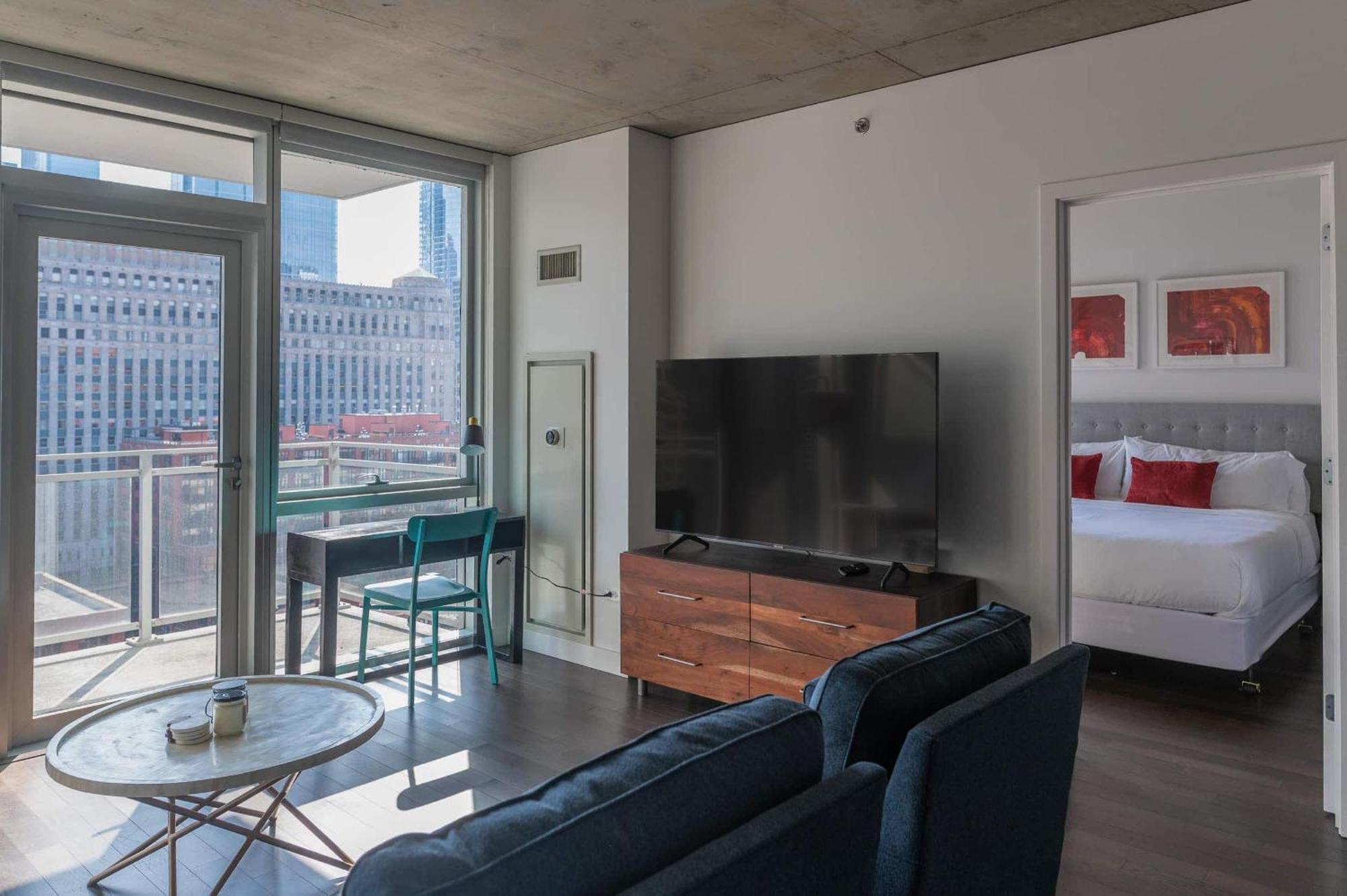 2Br Elegant Premium Suite With Balcony & Sweeping City Views Chicago Exterior foto